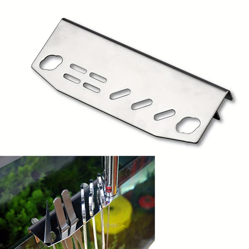 Planted Aquarium Cleaning - Halter für Aquarium-Reinigungswerkzeuge aus Edelstahl, an