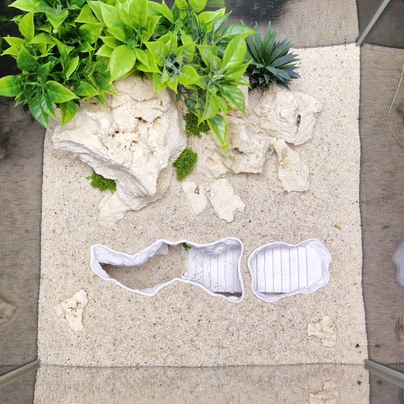 3D-Gedruckte Fischhöhle, Künst – Aquarium Plants Live Bewertung und Preis