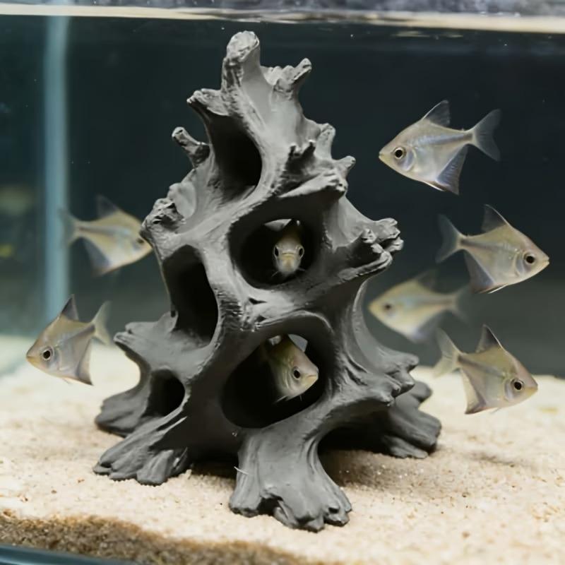 Versteckte Mehrloch-Naturholz- – Aquarium Plant Substrate Bewertung und Preis