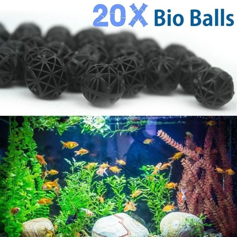 20 Stück 16mm Aquarium Bio-Bäl – Aquarium Planted Tank Filter Bewertung und Preis