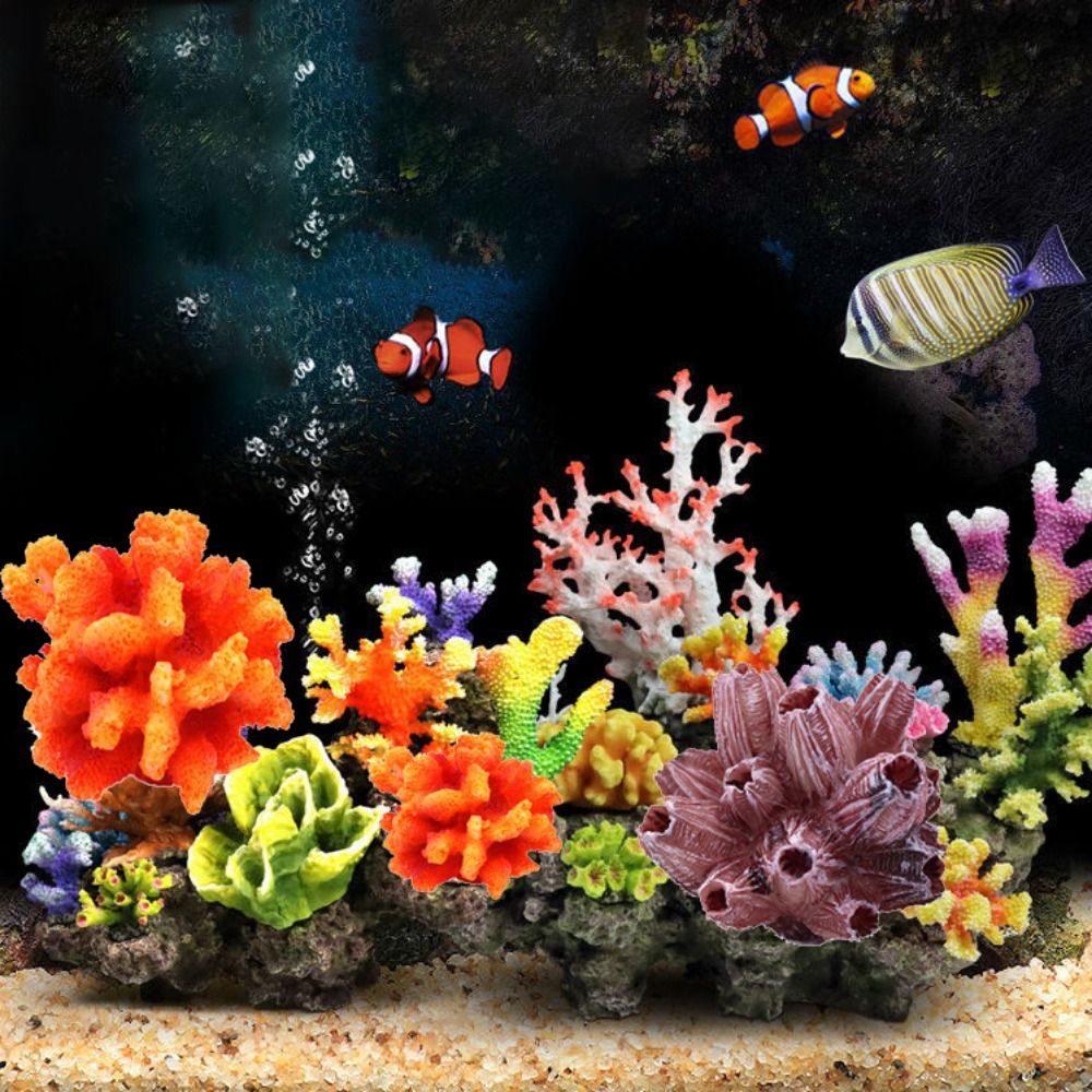 Bunte 1PC lebensechte künstlic – Aquarium Plant Substrate Bewertung und Preis
